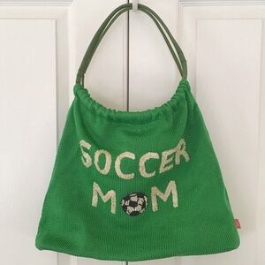 The Sak Green Knit Soccer Mom bag